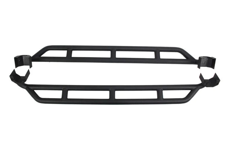 Fishbone Offroad 07-18 Jeep JK 2 Door Wrangler JK Steel Rock Sliders - Blk Textured Powdercoat - Additional View 13
