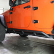 Load image into Gallery viewer, Fishbone Offroad 07-18 Jeep JK 4 Door Wrangler JK Steel Rock Sliders - Blk Textured Powdercoat - Additional View 5