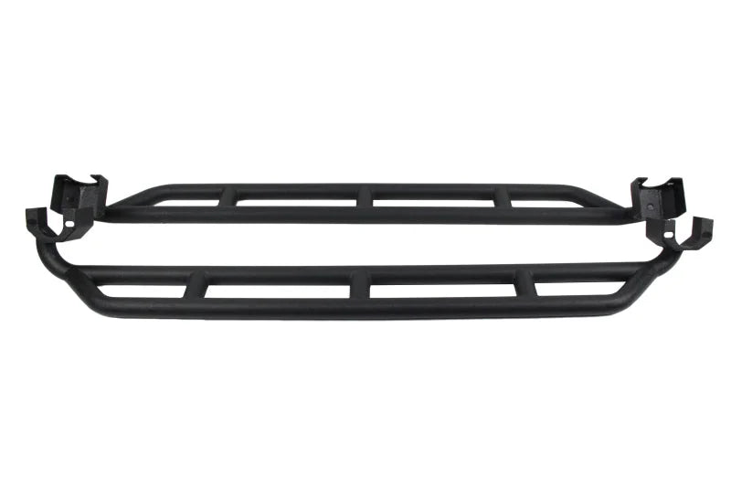 Fishbone Offroad 07-18 Jeep JK 4 Door Wrangler JK Steel Rock Sliders - Blk Textured Powdercoat - Additional View 10