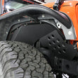 Load image into Gallery viewer, Fishbone Offroad 07-18 Jeep JK Wrangler Front/Rear Inner Fenders -Aluminum - Blk Pwdrcoat (Set Of 4) - Side View