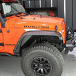 Load image into Gallery viewer, Fishbone Offroad 07-18 Jeep JK Wrangler Front/Rear Inner Fenders -Aluminum - Blk Pwdrcoat (Set Of 4) - Back View