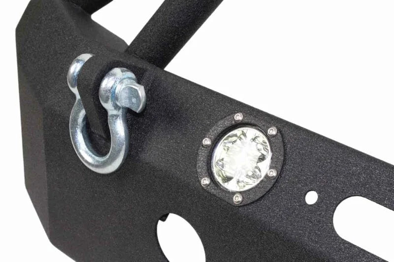 Fishbone Offroad 07-18 Jeep Wrangler Front Winch Bumper W/LEDs Full Width - Blk Texured Powdercoated - Additional View 7