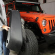 Load image into Gallery viewer, Fishbone Offroad 07-18 Jeep Wrangler Front/Rear Tube Fenders - Aluminum Blk Txtrd Pwdrcoat(Set Of 4) - Side View
