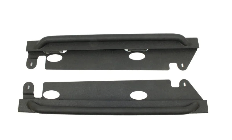 Fishbone Offroad 07-18 Jeep Wrangler JK 2 Door Rubicon Steel Rock Slider - Black Textured Powdercoat - Main Product View