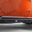 Load image into Gallery viewer, Fishbone Offroad 07-18 Jeep Wrangler JK 2 Door Rubicon Steel Rock Slider - Black Textured Powdercoat - Side View