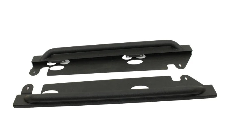 Fishbone Offroad 07-18 Jeep Wrangler JK 2 Door Rubicon Steel Rock Slider - Black Textured Powdercoat - Additional View 7