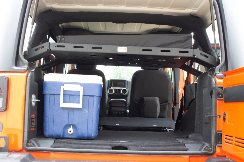 Fishbone Offroad 07-18 Jeep Wrangler JK 4 Door Fisbone Offroad Interior Storage Rack - Additional View 6