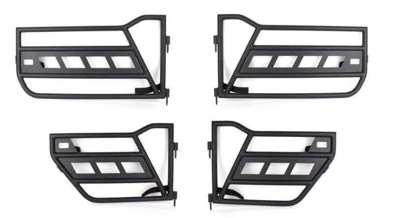 Fishbone Offroad 07-18 Jeep Wrangler JK 4 Door Front/Rear Tube Doors - Main Product View