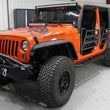 Load image into Gallery viewer, Fishbone Offroad 07-18 Jeep Wrangler JK 4 Door Front/Rear Tube Doors - Side View