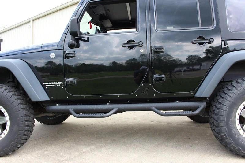 Fishbone Offroad 07-18 Jeep Wrangler JK 4 Door Rocker Guards Scale Armor - Additional View 5