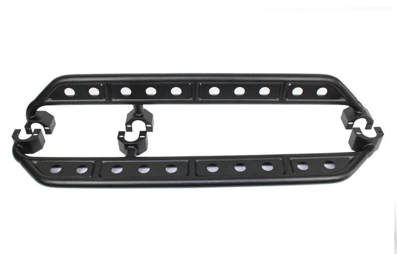 Fishbone Offroad 07-18 Jeep Wrangler JK 4 Door Steel Side Steps - Black Textured Powdercoat - Additional View 8