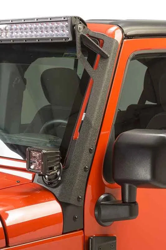 Fishbone Offroad 07-18 Jeep Wrangler JK 52In Light Bar Bracket - Additional View 5
