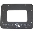 Load image into Gallery viewer, Fishbone Offroad 07-18 Jeep Wrangler JK Aluminum Tailgate Plate - Black Textured Powercoat - Main Product View