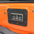 Load image into Gallery viewer, Fishbone Offroad 07-18 Jeep Wrangler JK Aluminum Tailgate Plate - Black Textured Powercoat - Back View