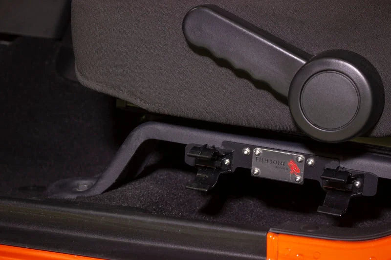 Fishbone Offroad 07-18 Jeep Wrangler JK Flashlight Mount Front Seat - Back View
