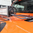 Load image into Gallery viewer, Fishbone Offroad 07-18 Jeep Wrangler JK Hood Light Mount Brackets - Additional View 5