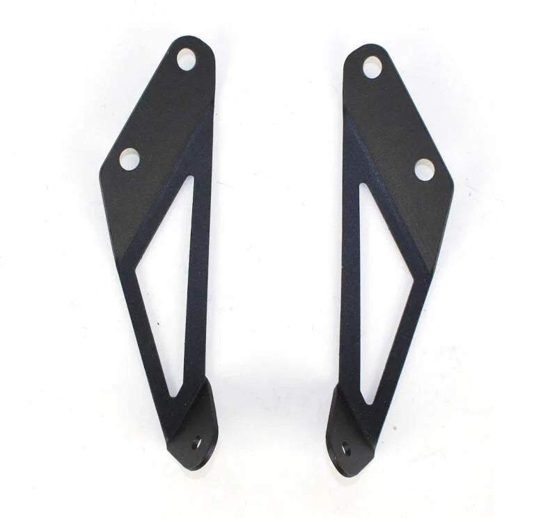 Fishbone Offroad 07-18 Jeep Wrangler JK Hood Light Mount Brackets - Additional View 7