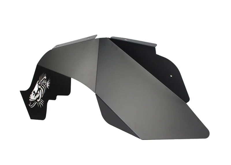 Fishbone Offroad 07-18 Jeep Wrangler JK Logo Aluminum Inner Fenders - Black Powdercoat - Additional View 9