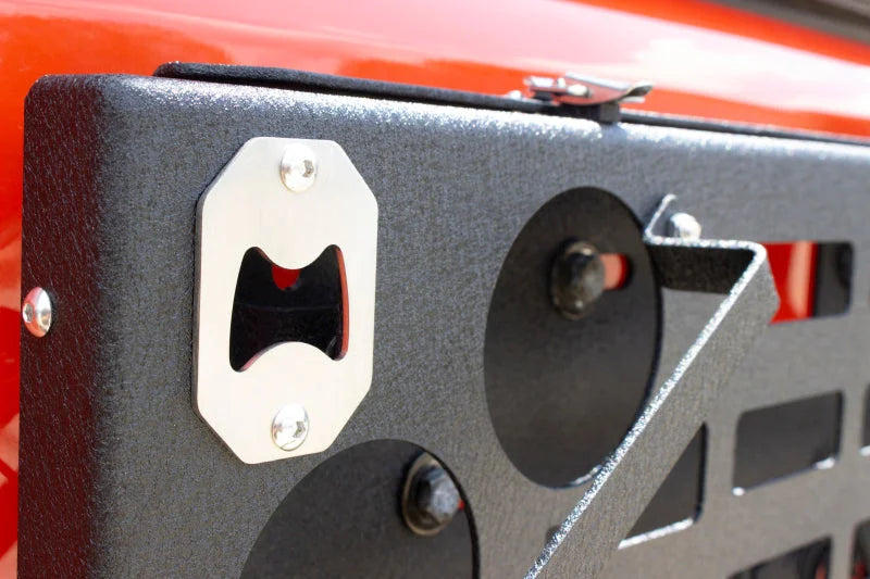 Fishbone Offroad 07-18 Jeep Wrangler JK Tailgate Table - Installation View