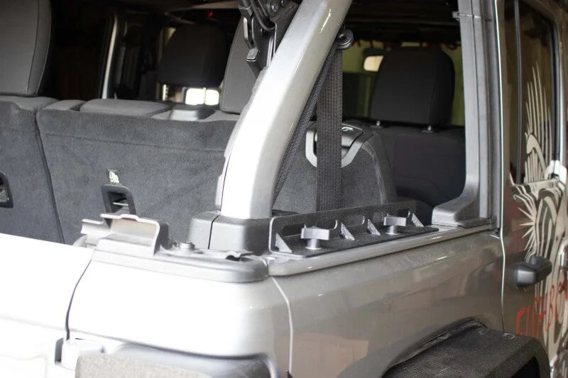 Fishbone Offroad 07-18 Jeep Wrangler JK Tub Rail Tie Downs Steel Powdercoat - Additional View 7