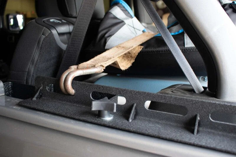 Fishbone Offroad 07-18 Jeep Wrangler JK Tub Rail Tie Downs Steel Powdercoat - Additional View 9
