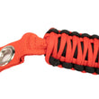 Load image into Gallery viewer, Fishbone Offroad 07-18 Wrangler JK A Pillar Sound Bar Red Paracord Grab Handles - Back View