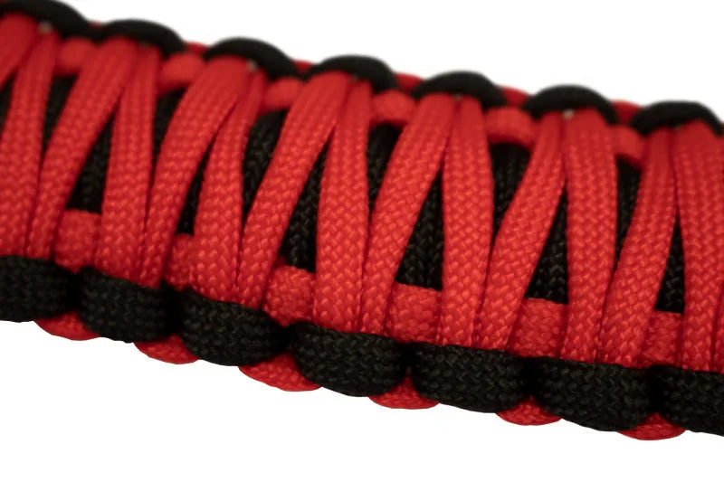 Fishbone Offroad 07-18 Wrangler JK A Pillar Sound Bar Red Paracord Grab Handles - Additional View 5