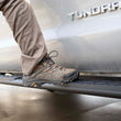 Load image into Gallery viewer, Fishbone Offroad 07-21 Toyota Tundra Double Cab Oval Side Steps - Black Textured - Back View