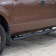 Load image into Gallery viewer, Fishbone Offroad 09-14 Ford F150 Extended Super Cab Oval Side Steps - Black Textured - Installation View
