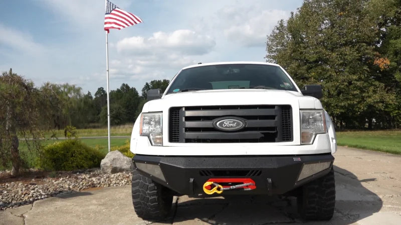 Fishbone Offroad 09-14 Ford F150 Front Bumper - Black - Installation View