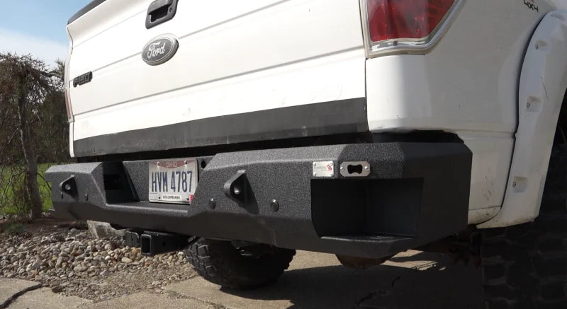 Fishbone Offroad 09-14 Ford F150 Rear Bumper - Black - Installation View