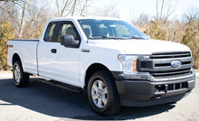 Load image into Gallery viewer, Fishbone Offroad 09-14 Ford F150 Super Crew Cab Oval Side Steps - Black Textured - Side View