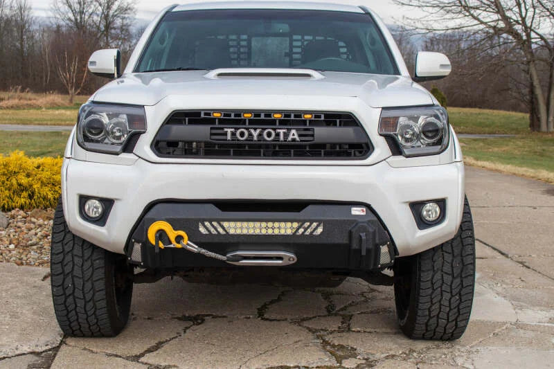 Fishbone Offroad 12-15 Tacoma Center Stubby Bumper - Installation View