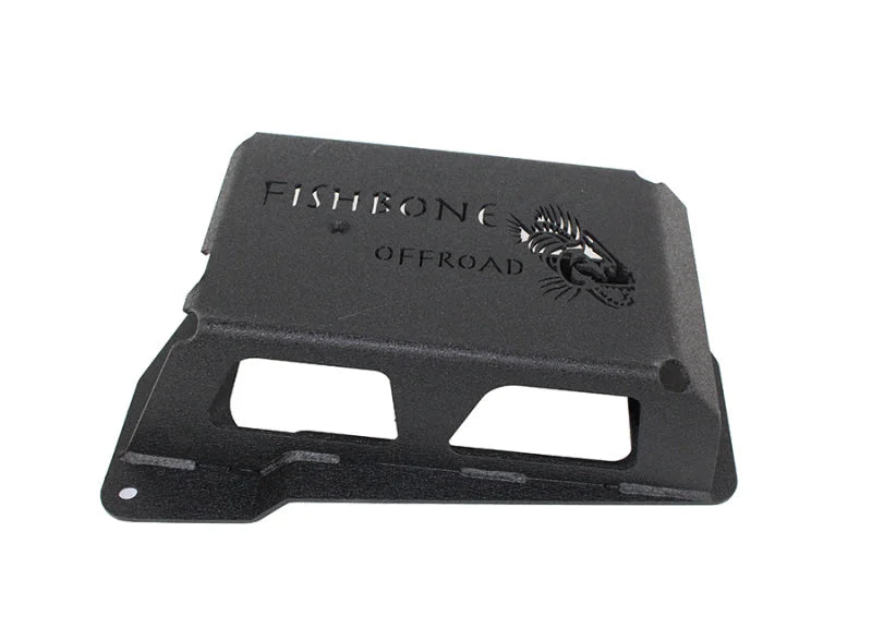 Fishbone Offroad 12-17 Jeep Wrangler JK Steel EVAP Canister Skid Plates - Black Textured Powdercoat - Additional View 11
