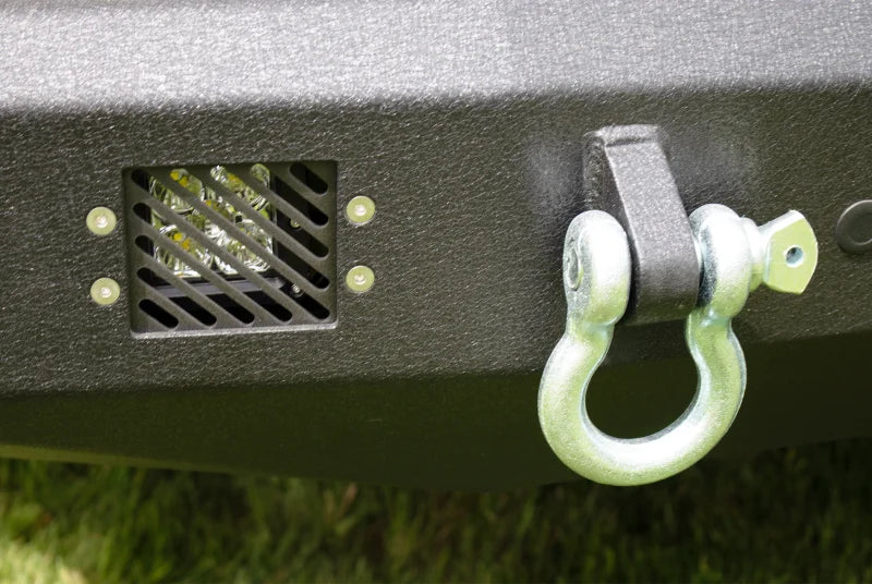Fishbone Offroad 14-21 Toyota Tundra Front Bumper - Black Texture - Back View