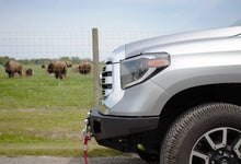Load image into Gallery viewer, Fishbone Offroad 14-21 Toyota Tundra Front Bumper - Black Texture - Installation View
