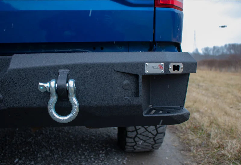 Fishbone Offroad 15-20 Ford F150 Rear Bumper  - Black - Back View