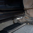 Load image into Gallery viewer, Fishbone Offroad 15-22 Ford F150 Extended Cab Oval Side Steps - Black Textured - Installation View