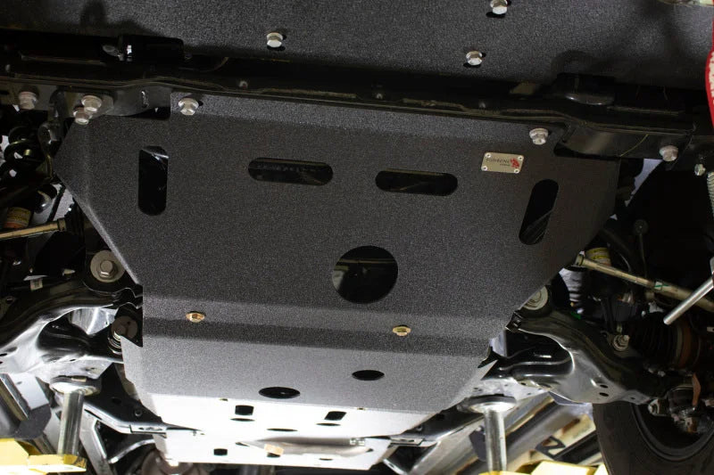 Fishbone Offroad 16-23 Toyota Tacoma Skid Plates - Back View