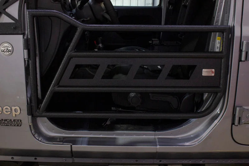 Fishbone Offroad 18-22 Jeep Wrangler JL Front Tube Doors - Back View