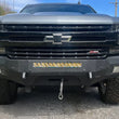 Load image into Gallery viewer, Fishbone Offroad 19-21 Chevrolet Silverado 1500 Rockfish Front Bumper - Black Texture - Side View