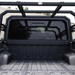 Load image into Gallery viewer, Fishbone Offroad 20+ Jeep Gladiator Bed Rack Full Tackle Rack - Black Powdercoat - Back View