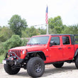 Load image into Gallery viewer, Fishbone Offroad 20+ Jeep Gladiator Bed Rack Full Tackle Rack - Black Powdercoat - Installation View