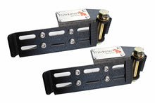 Load image into Gallery viewer, Fishbone Offroad 2007+ Jeep Wrangler/Gladiator Steel - Black Foot Peg Set - Main Product View