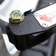 Load image into Gallery viewer, Fishbone Offroad 2007+ Jeep Wrangler/Gladiator Steel - Black Foot Peg Set - Back View