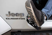 Load image into Gallery viewer, Fishbone Offroad 2007+ Jeep Wrangler/Gladiator Steel - Black Foot Peg Set - Additional View 6