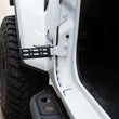 Load image into Gallery viewer, Fishbone Offroad 2007+ Jeep Wrangler/Gladiator Steel - Black Foot Peg Set - Additional View 7