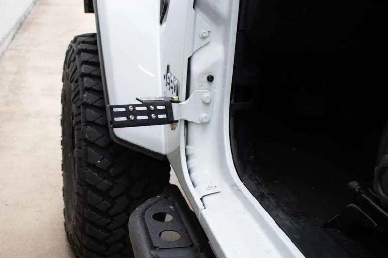 Fishbone Offroad 2007+ Jeep Wrangler/Gladiator Steel - Black Foot Peg Set - Additional View 7