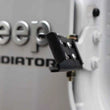 Load image into Gallery viewer, Fishbone Offroad 2007+ Jeep Wrangler/Gladiator Steel - Black Foot Peg Set - Additional View 8