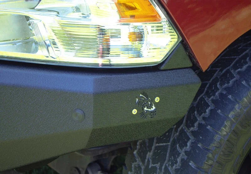 Fishbone Offroad 2009+ Ram 1500 Classic Anglerfish Front Bumper - Black Texture - Installation View